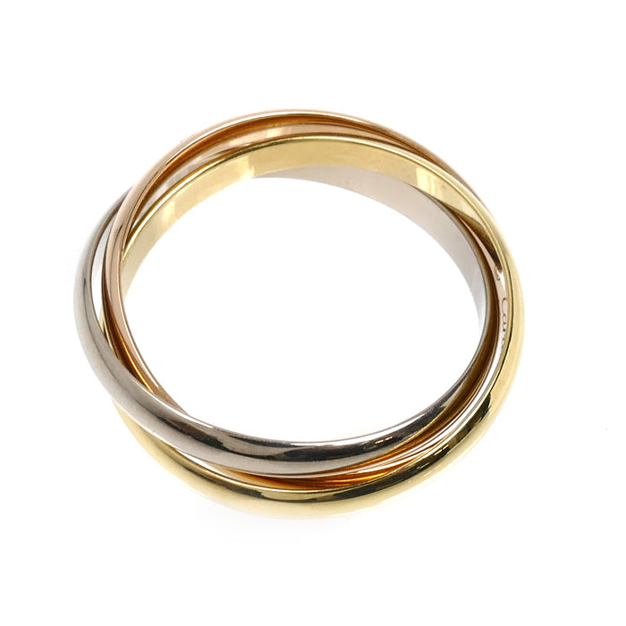 CARTIER カルティエ K18YG/PG/WG トリニティ リング・指輪 18号 58 5.8g レディース【中古】【美品】