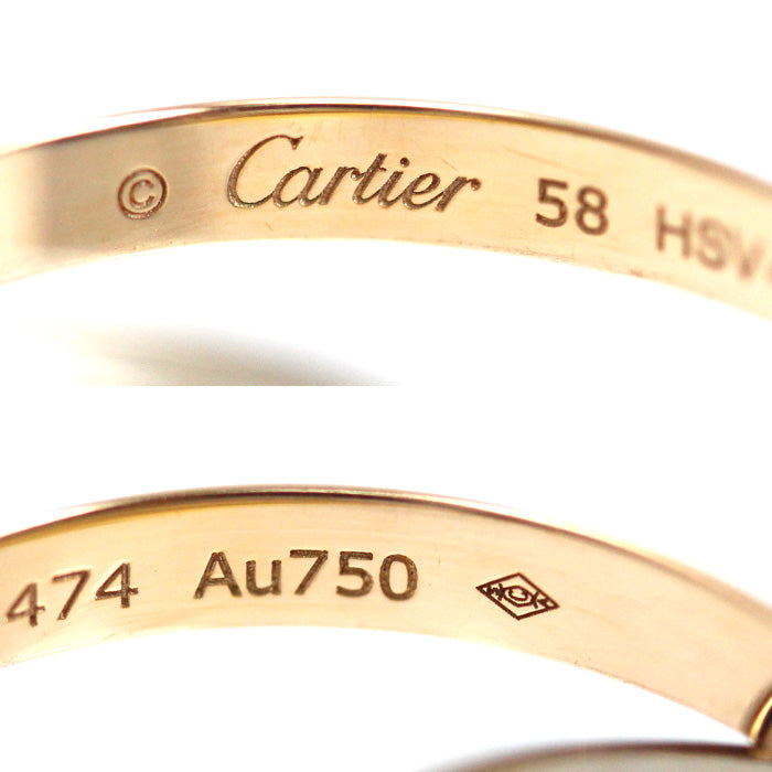 CARTIER カルティエ K18YG/PG/WG トリニティ リング・指輪 18号 58 5.8g レディース【中古】【美品】
