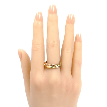 CARTIER カルティエ K18YG/PG/WG トリニティ リング・指輪 18号 58 5.8g レディース【中古】【美品】