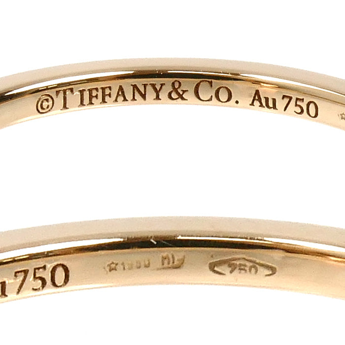 TIFFANY&Co. ティファニー K18PG ピンクゴールド トゥルー バンド リング・指輪 11.5号 2.0g レディース【中古】【美品】