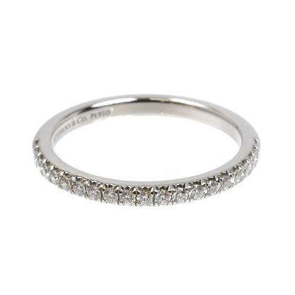 TIFFANY&Co. ティファニー Pt950プラチナ ソレスト ハーフエタニティ ダイヤ リング・指輪 ダイヤモンド 11.5号 3.0g レディース【中古】【美品】