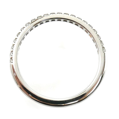 TIFFANY&Co. ティファニー Pt950プラチナ ソレスト ハーフエタニティ ダイヤ リング・指輪 ダイヤモンド 11.5号 3.0g レディース【中古】【美品】