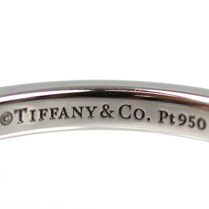 TIFFANY&Co. ティファニー Pt950プラチナ ソレスト ハーフエタニティ ダイヤ リング・指輪 ダイヤモンド 11.5号 3.0g レディース【中古】【美品】