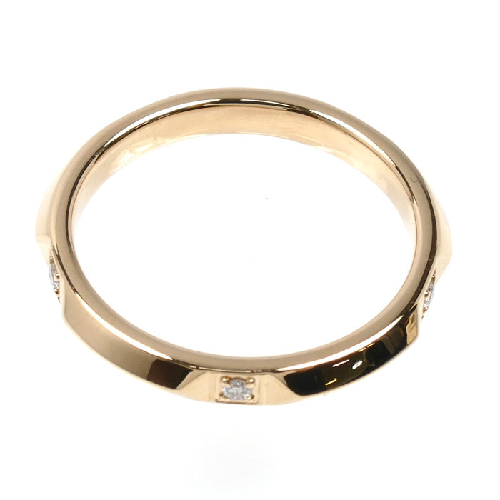 TIFFANY&Co. ティファニー K18PG ピンクゴールド トゥルーバンド ダイヤ リング・指輪 67134214 ダイヤモンド 11号 3.3g レディース【中古】【美品】