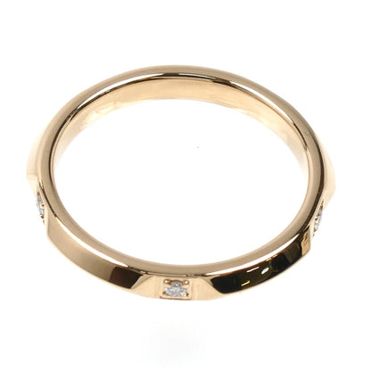 TIFFANY&Co. ティファニー K18PG ピンクゴールド トゥルーバンド ダイヤ リング・指輪 67134214 ダイヤモンド 11号 3.3g レディース【中古】【美品】