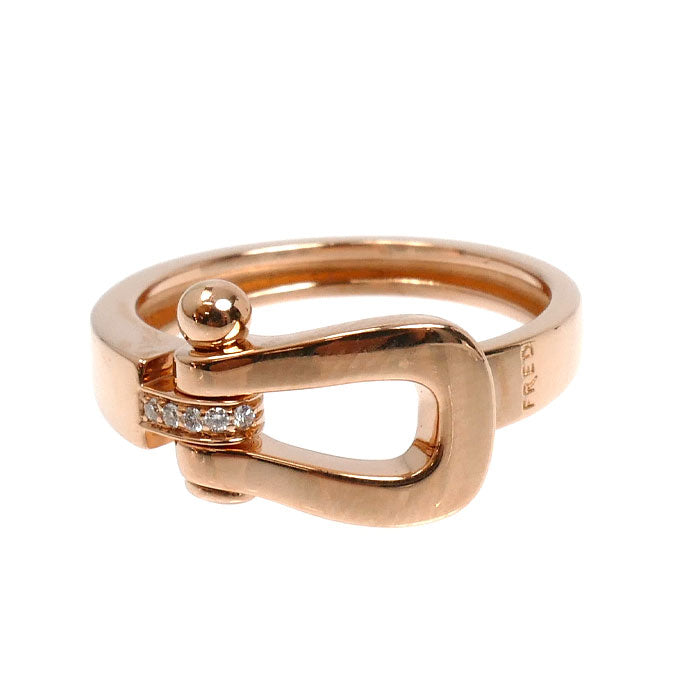 FRED フレッド K18PG ピンクゴールド フォース10 ダイヤ リング・指輪 ダイヤモンド 10号 4.1g レディース【中古】【美品】