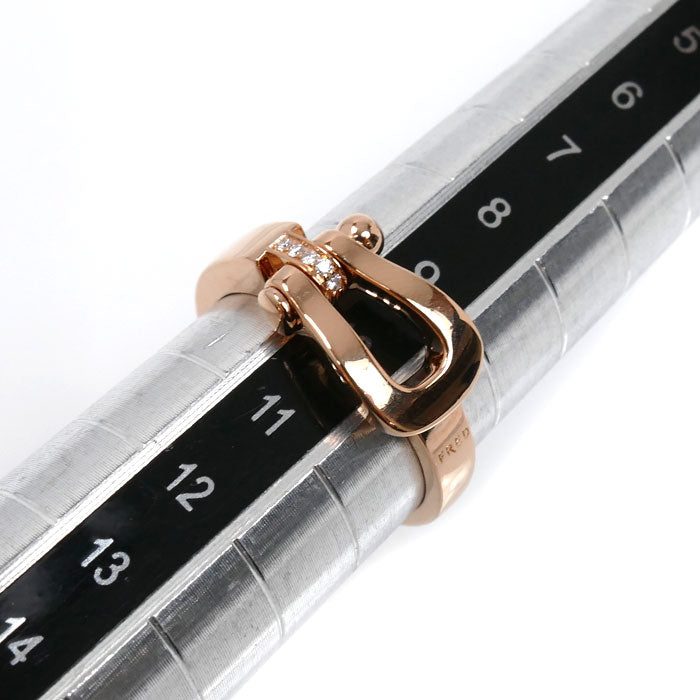 FRED フレッド K18PG ピンクゴールド フォース10 ダイヤ リング・指輪 ダイヤモンド 10号 4.1g レディース【中古】【美品】