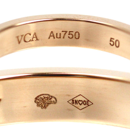 Van Cleef & Arpels ヴァンクリーフ＆アーペル K18PG ピンクゴールド トゥージュール シニアチュール エトワール リング・指輪 VCARP7RE00 ダイヤモンド 10号 50 3.8g レディース【中古】【美品】