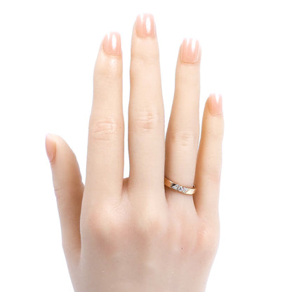 Van Cleef & Arpels ヴァンクリーフ＆アーペル K18PG ピンクゴールド トゥージュール シニアチュール エトワール リング・指輪 VCARP7RE00 ダイヤモンド 10号 50 3.8g レディース【中古】【美品】