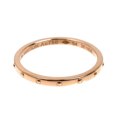 LOUIS VUITTON ルイ・ヴィトン K18PG ピンクゴールド ミニバーグ アンプリーズ リング・指輪 14号 54 2.1g レディース【中古】【美品】