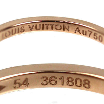 LOUIS VUITTON ルイ・ヴィトン K18PG ピンクゴールド ミニバーグ アンプリーズ リング・指輪 14号 54 2.1g レディース【中古】【美品】