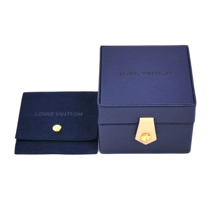 LOUIS VUITTON ルイ・ヴィトン K18PG ピンクゴールド モノグラム イディール ピアス Q96169 D68134 ダイヤモンド 1.1g 片耳 レディース【中古】【美品】