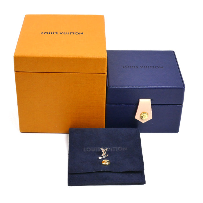 LOUIS VUITTON ルイ・ヴィトン K18WG ホワイトゴールド イディール ブロッサム ダイヤ ピアス G20641 ダイヤモンド 1.2g 片耳のみ レディース【中古】