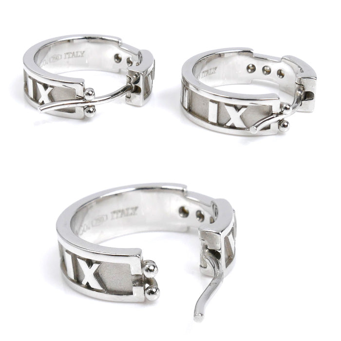 ティファニー　アトラス　ホワイトゴールドダイヤピアス TIFFANY&Co. ティファニー K18WG ホワイトゴールド アトラス ダイヤ