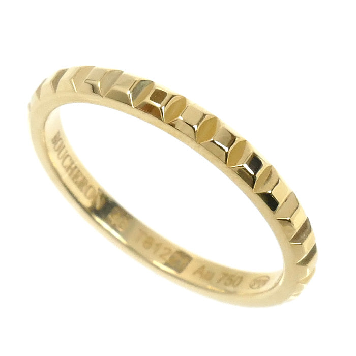Boucheron ブシュロン K18YG イエローゴールド キャトル クルドパリ スモール リング・指輪 JAL01165 8号 48 2.0g レディース【中古】【美品】