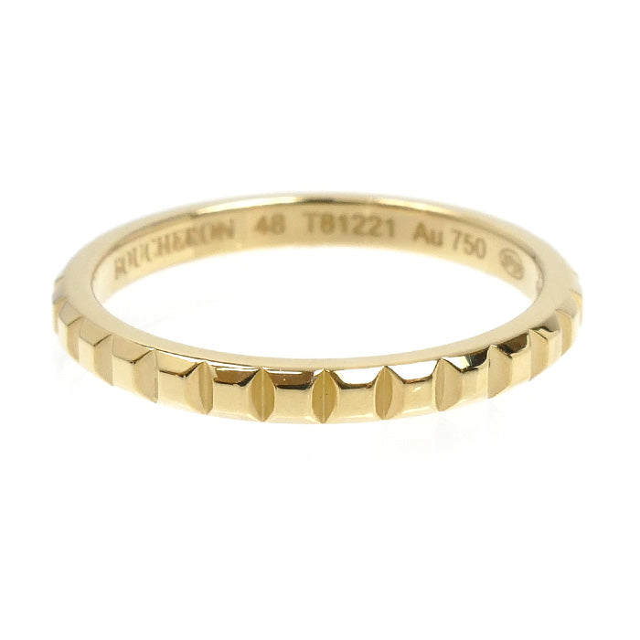 Boucheron ブシュロン K18YG イエローゴールド キャトル クルドパリ スモール リング・指輪 JAL01165 8号 48 2.0g レディース【中古】【美品】