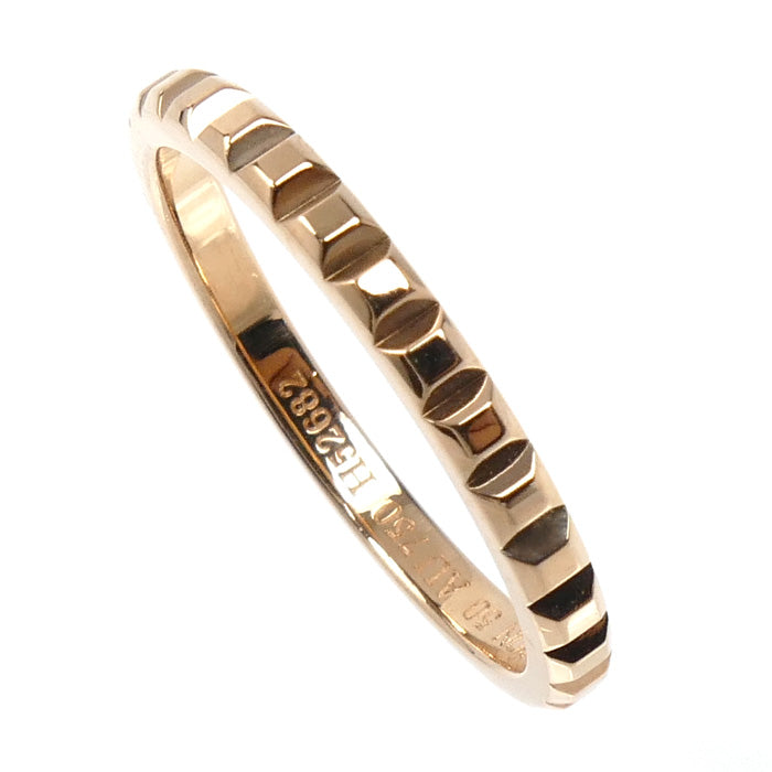 Boucheron ブシュロン K18PG ピンクゴールド キャトル クルドパリ スモール リング・指輪 JAL01164 10号 50 2.0g レディース【中古】【美品】