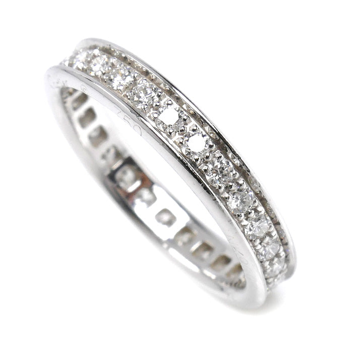 CARTIER カルティエ K18WG ホワイトゴールド バレリーナ ウェディング ダイヤ リング・指輪 ダイヤモンド 9号 49 2.8g フルエタニティ レディース【中古】
