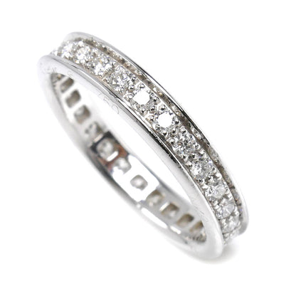 CARTIER カルティエ K18WG ホワイトゴールド バレリーナ ウェディング ダイヤ リング・指輪 ダイヤモンド 9号 49 2.8g フルエタニティ レディース【中古】