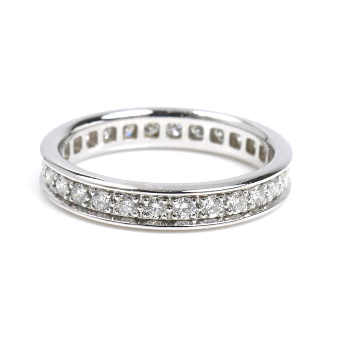 CARTIER カルティエ K18WG ホワイトゴールド バレリーナ ウェディング ダイヤ リング・指輪 ダイヤモンド 9号 49 2.8g フルエタニティ レディース【中古】