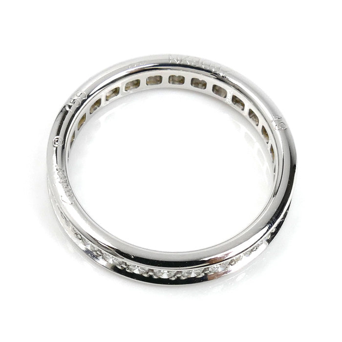 CARTIER カルティエ K18WG ホワイトゴールド バレリーナ ウェディング ダイヤ リング・指輪 ダイヤモンド 9号 49 2.8g フルエタニティ レディース【中古】