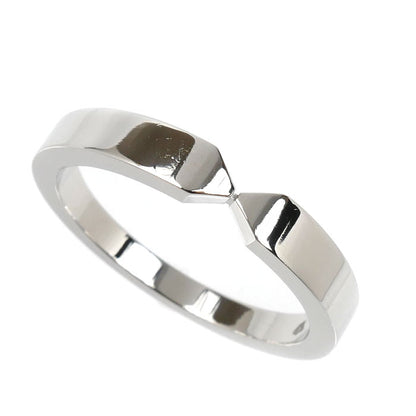 Chaumet ショーメ Pt950プラチナ トリオンフ ドゥ ショーメ マリッジ リング・指輪 08279 16.5号 57 6.4g レディース【中古】【美品】