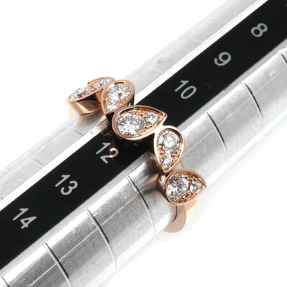 Chaumet ショーメ K18PG ピンクゴールド ジョセフィーヌ Ronde d'Aigrettes リング・指輪 083843 ダイヤモンド 11号 51 3.0g レディース【中古】【美品】
