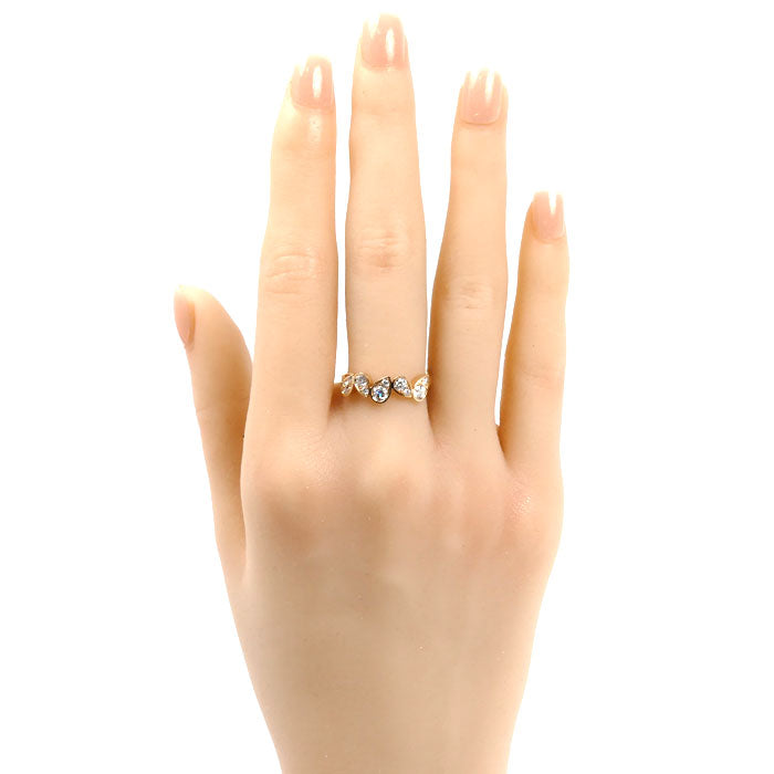 Chaumet ショーメ K18PG ピンクゴールド ジョセフィーヌ Ronde d'Aigrettes リング・指輪 083843 ダイヤモンド 11号 51 3.0g レディース【中古】【美品】