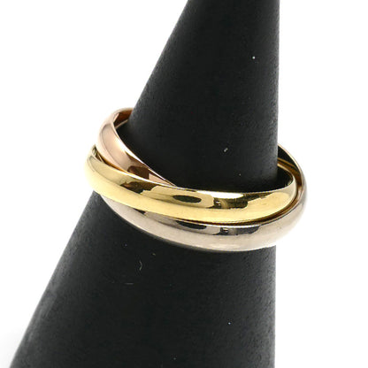 CARTIER カルティエ K18YG/PG/WG トリニティ SM リング・指輪 B4086149 9号 49 4.4g レディース【中古】【美品】