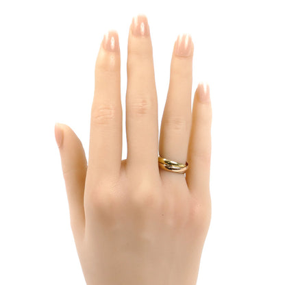 CARTIER カルティエ K18YG/PG/WG トリニティ SM リング・指輪 B4086149 9号 49 4.4g レディース【中古】【美品】