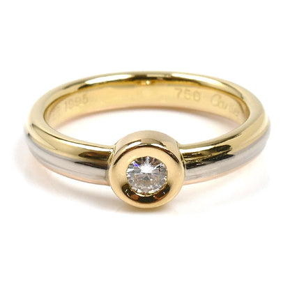 CARTIER カルティエ K18YG/PG/WG モノストーン スリーカラー リング・指輪 ダイヤモンド 12号 52 5.0g レディース【中古】【美品】