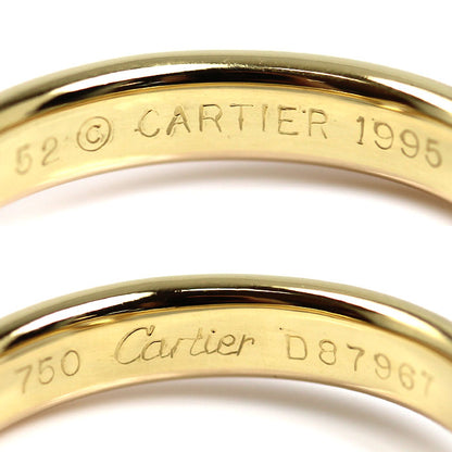 CARTIER カルティエ K18YG/PG/WG モノストーン スリーカラー リング・指輪 ダイヤモンド 12号 52 5.0g レディース【中古】【美品】