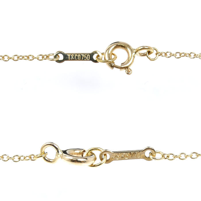 TIFFANY&Co. ティファニー K18YG イエローゴールド スモール クロス ネックレス 3.5g 40cm レディース【中古】