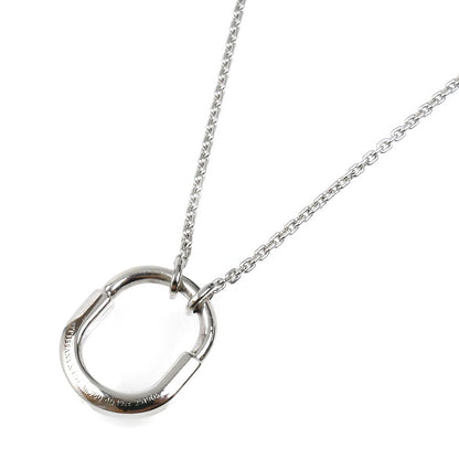 TIFFANY&Co. ティファニー K18WG ホワイトゴールド ロック スモール ネックレス 74365728 ダイヤモンド0.19ct 8.4g 40/45.5cm レディース【中古】【美品】