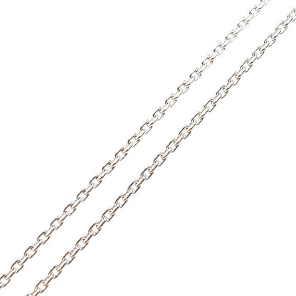 TIFFANY&Co. ティファニー K18WG ホワイトゴールド ロック スモール ネックレス 74365728 ダイヤモンド0.19ct 8.4g 40/45.5cm レディース【中古】【美品】