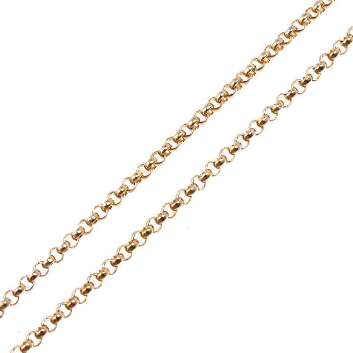 BVLGARI ブルガリ K18PG ピンクゴールド メタル B-ZERO1 ビーゼロワン ネックレス 6.5g 38/40/42cm レディース【中古】