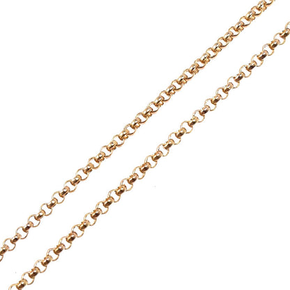 BVLGARI ブルガリ K18PG ピンクゴールド メタル B-ZERO1 ビーゼロワン ネックレス 6.5g 38/40/42cm レディース【中古】