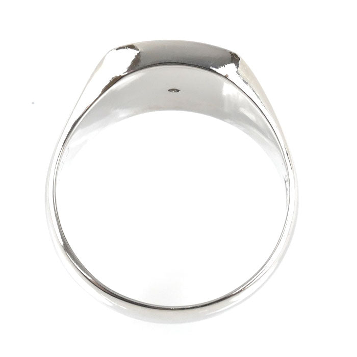 Pt900プラチナ 印台 リング・指輪 ダイヤモンド0.25ct 21号 16.5g メンズ【中古】