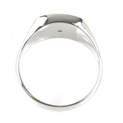 Pt900プラチナ 印台 リング・指輪 ダイヤモンド0.25ct 21号 16.5g メンズ【中古】