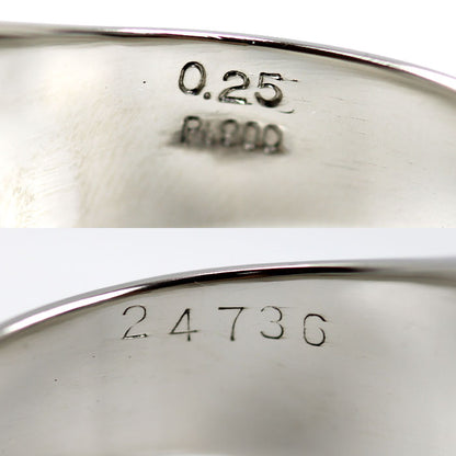 Pt900プラチナ 印台 リング・指輪 ダイヤモンド0.25ct 21号 16.5g メンズ【中古】