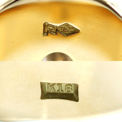 K18YG イエローゴールド リング・指輪 ダイヤモンド0.505ct 22号 38.1g メンズ【中古】【美品】