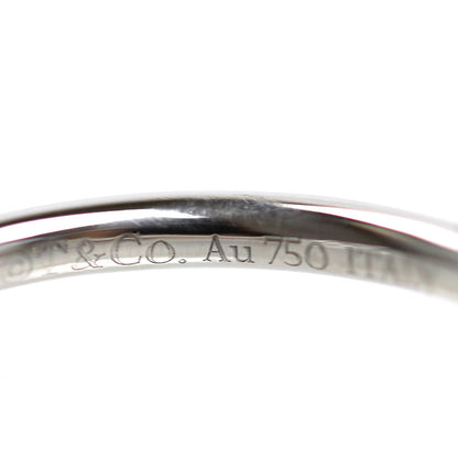 TIFFANY&Co. ティファニー K18WG ホワイトゴールド Tワイヤー リング・指輪 60147237 ダイヤモンド 8号 2.3g レディース【中古】【美品】