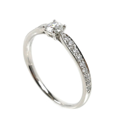 TIFFANY&Co. ティファニー Pt950プラチナ ハーモニー リング・指輪 ダイヤモンド0.26ct 15号 2.8g レディース【中古】【美品】