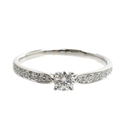 TIFFANY&Co. ティファニー Pt950プラチナ ハーモニー リング・指輪 ダイヤモンド0.26ct 15号 2.8g レディース【中古】【美品】