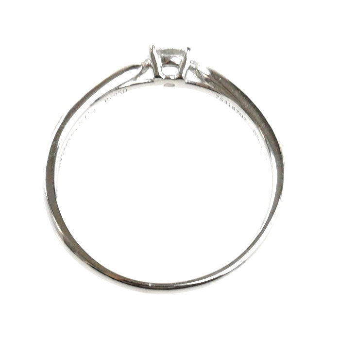 TIFFANY&Co. ティファニー Pt950プラチナ ハーモニー リング・指輪 ダイヤモンド0.26ct 15号 2.8g レディース【中古】【美品】