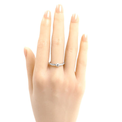 TIFFANY&Co. ティファニー Pt950プラチナ ハーモニー リング・指輪 ダイヤモンド0.26ct 15号 2.8g レディース【中古】【美品】