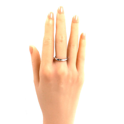 Boucheron ブシュロン Pt950プラチナ ファセット ミディアム リング・指輪 JAL00014 14.5号 55 4.9g レディース【中古】【美品】