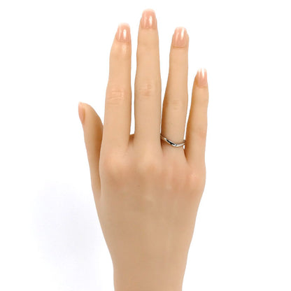 CARTIER カルティエ Pt950プラチナ バレリーナ カーブ ウェデング 3P ダイヤ リング・指輪 B4092949 ダイヤモンド 9号 49 3.1g レディース【中古】【美品】