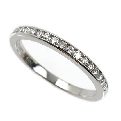 TIFFANY&Co. ティファニー Pt950プラチナ ハーフエタニティ リング・指輪 ダイヤモンド 11.5号 2.9g レディース【中古】