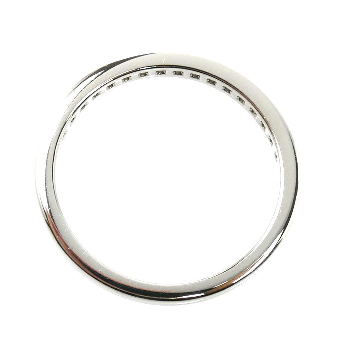 TIFFANY&Co. ティファニー Pt950プラチナ ハーフエタニティ リング・指輪 ダイヤモンド 11.5号 2.9g レディース【中古】